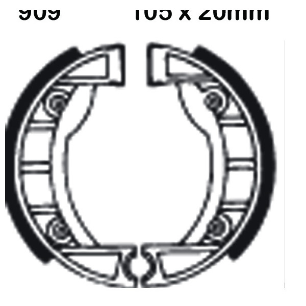 EBC EBC Brake Shoes 909